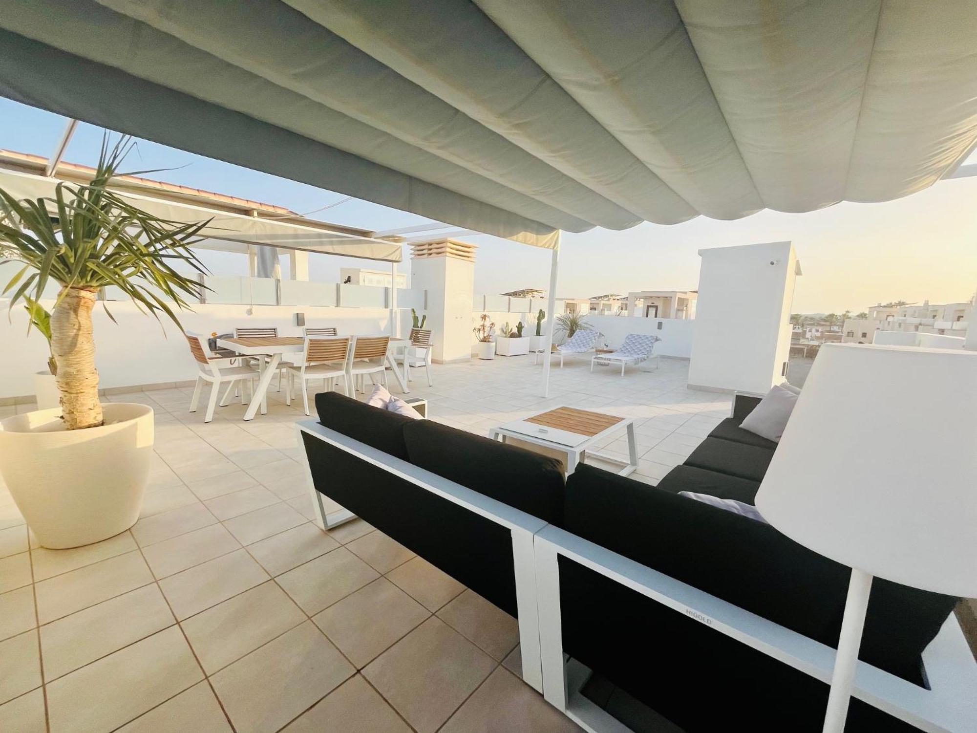 Fortuna Penthouse With Roof Terrace, Ac And Pool Rojales Ngoại thất bức ảnh
